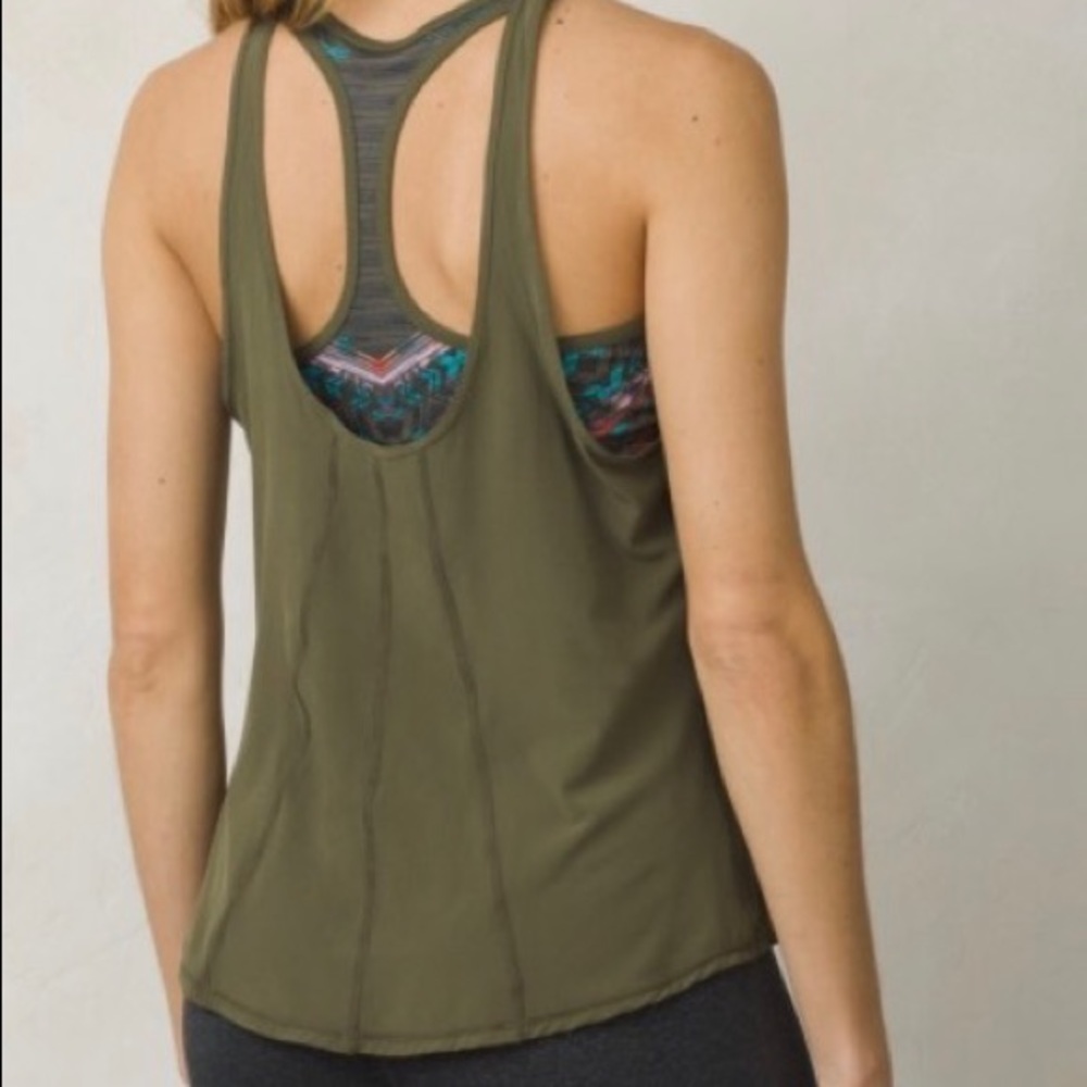 Brand new with tags! Prana green activewear tank